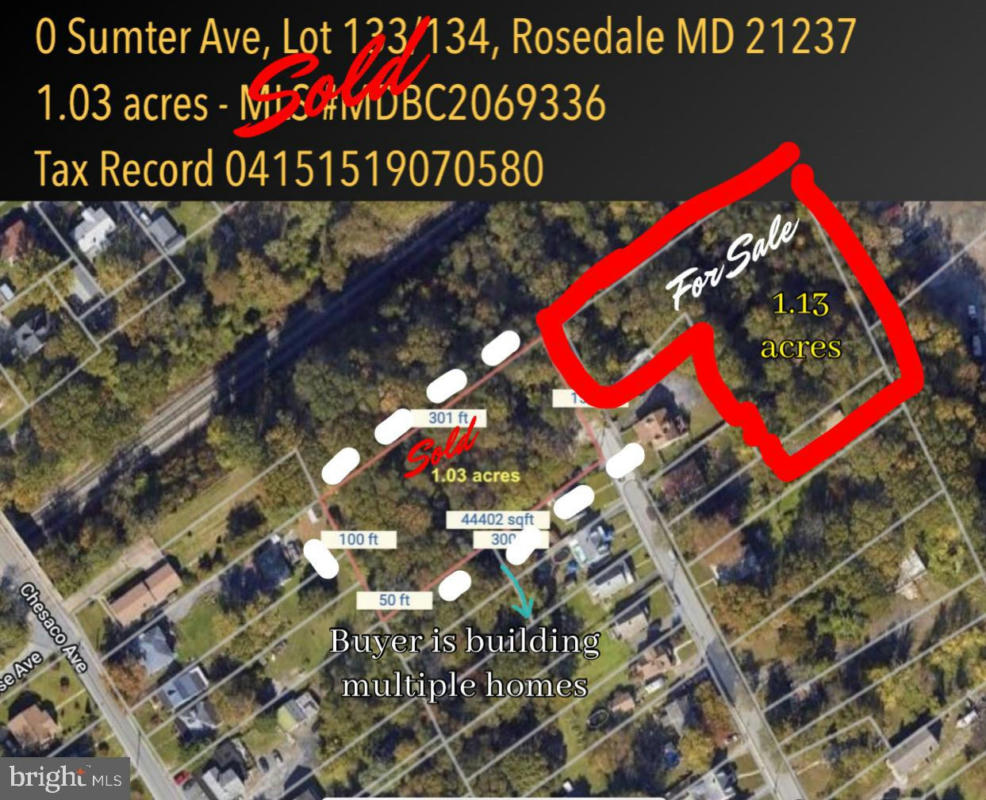 SUMTER AVENUE LOT 146/147/148, ROSEDALE, MD 21237, photo 1 of 7